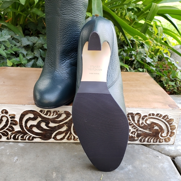 Gorgeous Slate Blue/Green Stuart Weitzman Boots - Picture 8 of 8